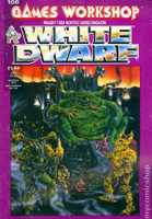 The cover of White Dwarf magazine issue 106