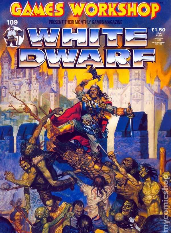 The cover of White Dwarf magazine issue 109