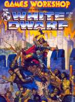 The cover of White Dwarf magazine issue 109