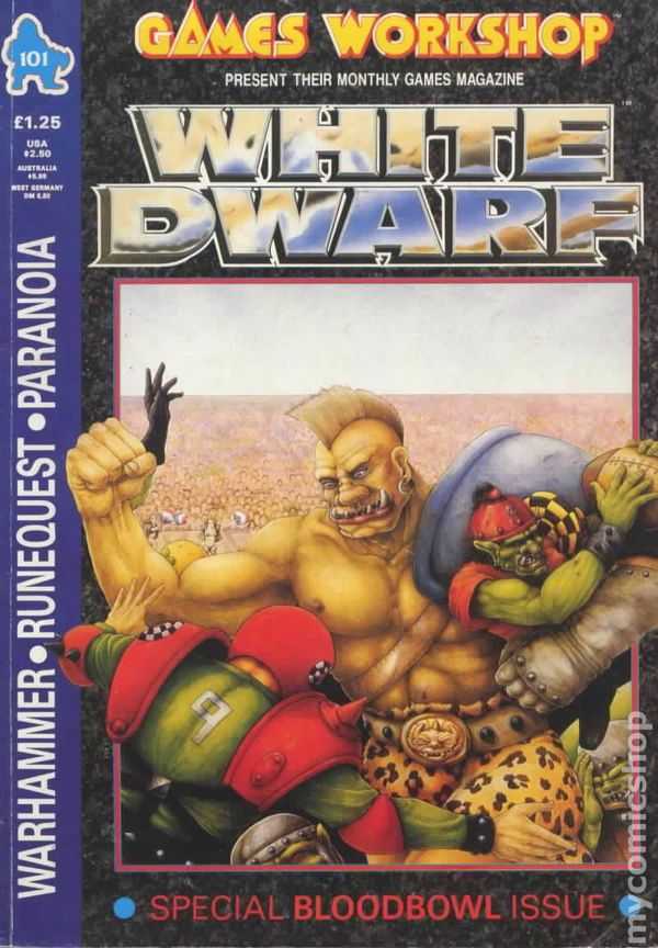 The cover of White Dwarf magazine issue 101