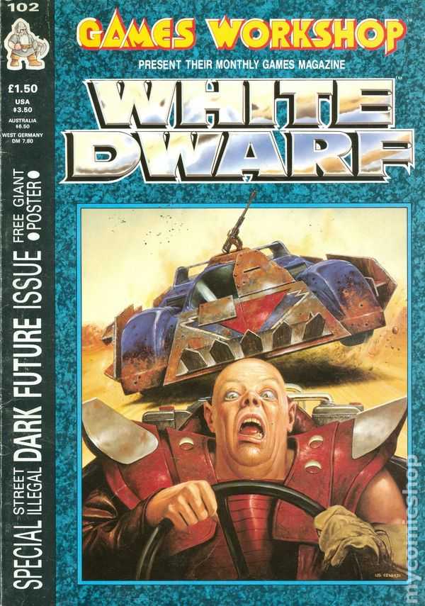 The cover of White Dwarf magazine issue 102